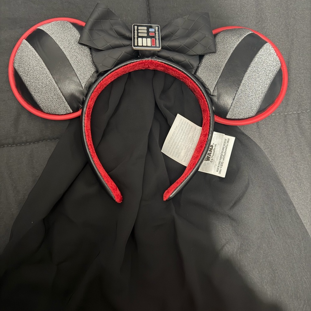 Star Wars Black and Red Darth Vader Hairband